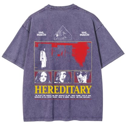 Unisex Vintage Hereditary Horror Movie  t-Shirt