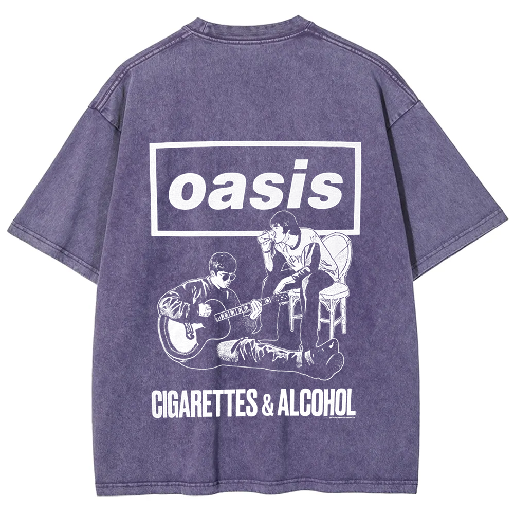 Unisex Vintage Oasis Band t-Shirt