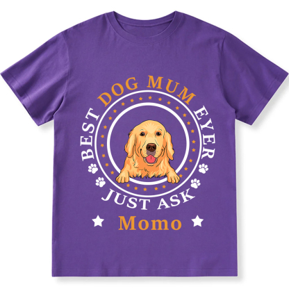 Best Dog Dad/Dog Mum Circle   - Personalized Custom Unisex T-shirt