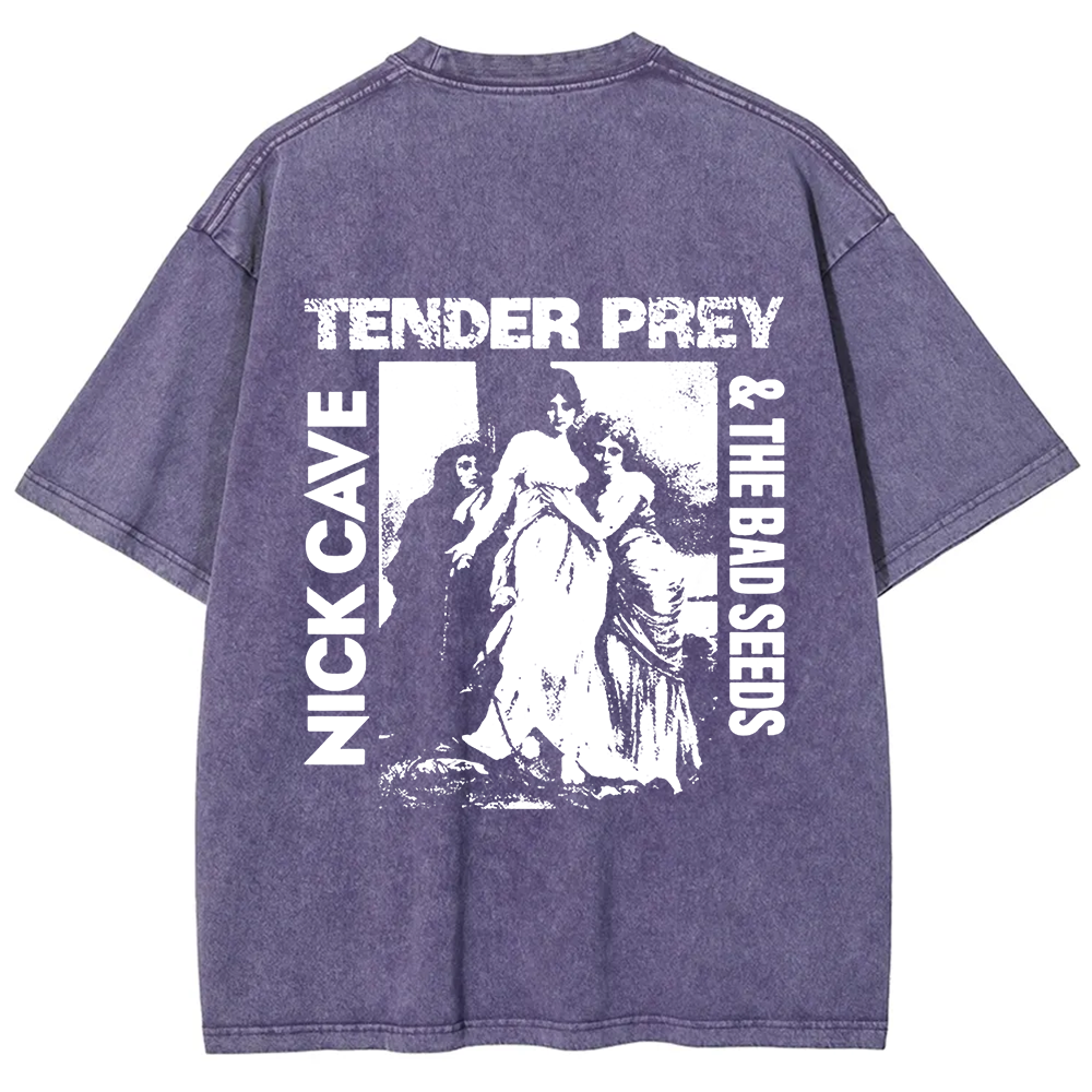 Unisex VintageNick Cave and the Bad Seeds Band Tender Prey Music t-Shirt