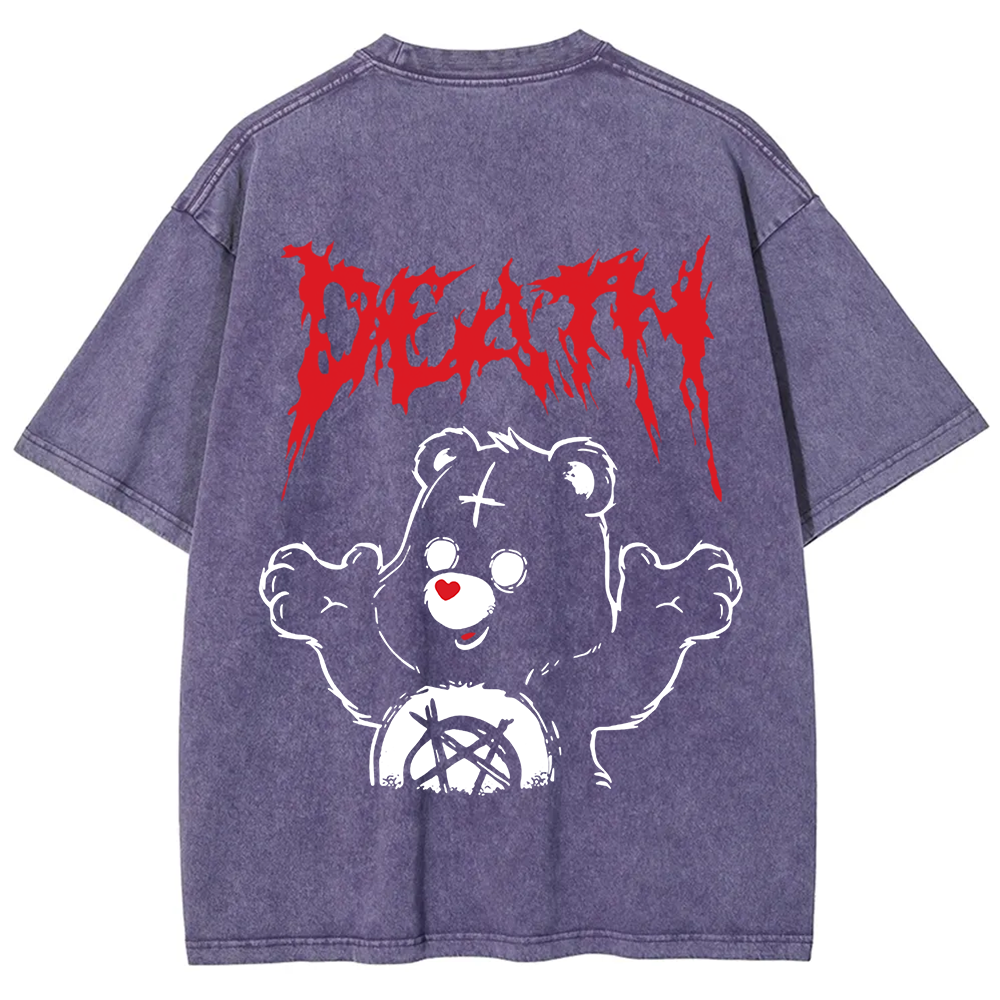 Unisex Vintage  Death Bear Care Bear TV Series  t-Shirt