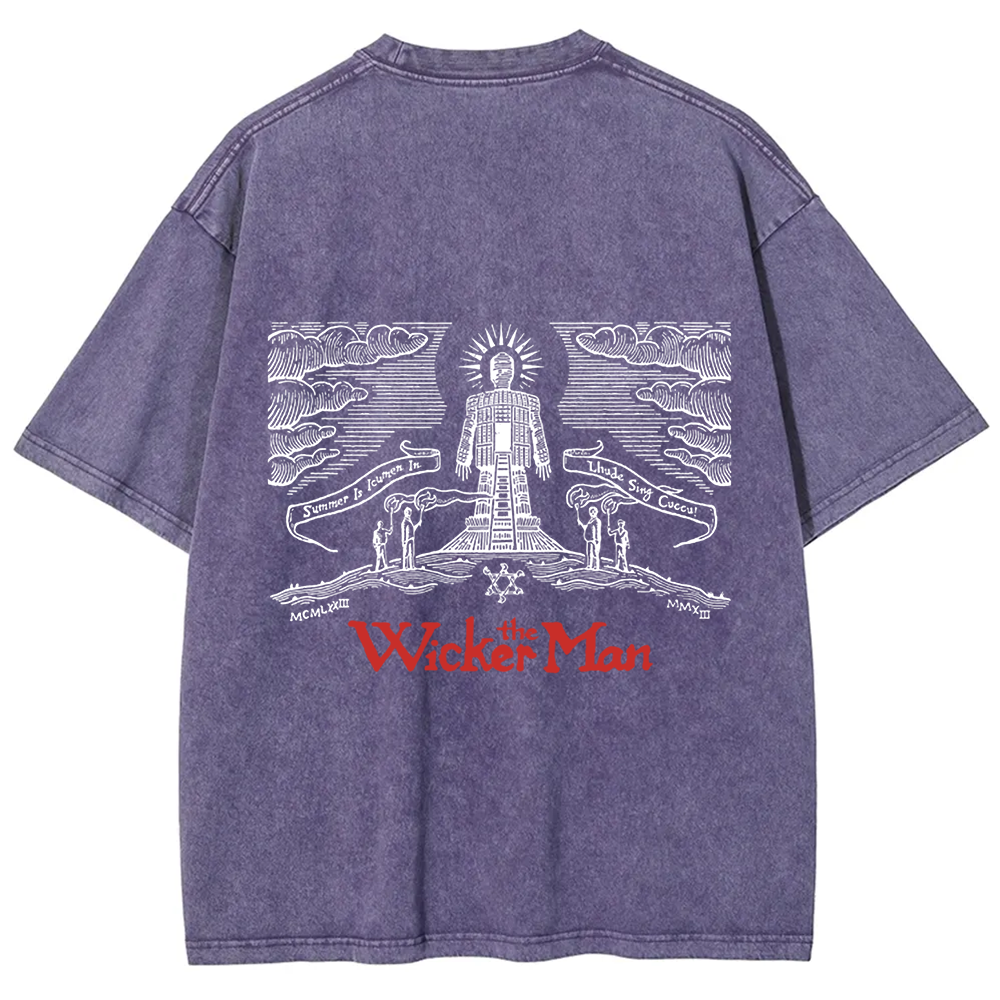 Unisex Vintage The Wicker Man Movie t-Shirt