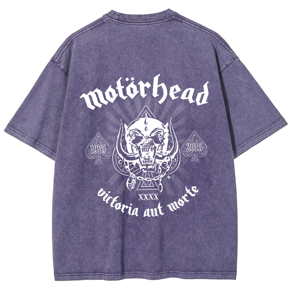 Unisex Vintage  Motörhead  Cotton Motorhead Heavy Metal Band t-Shirt
