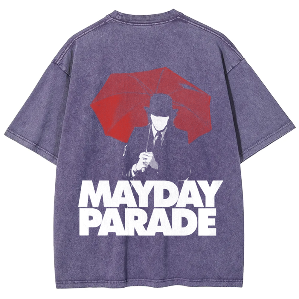 Unisex Vintage  Mayday Parade Rock Band  t-Shirt