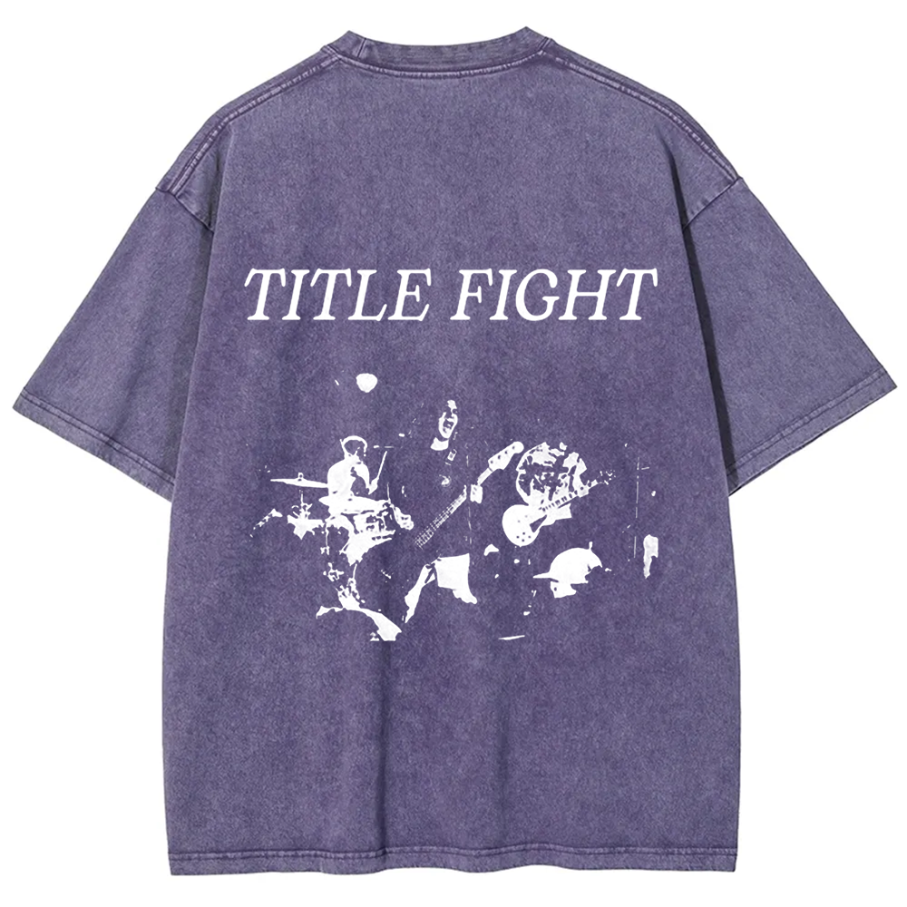 Unisex Vintage Title Fight Band t-Shirt