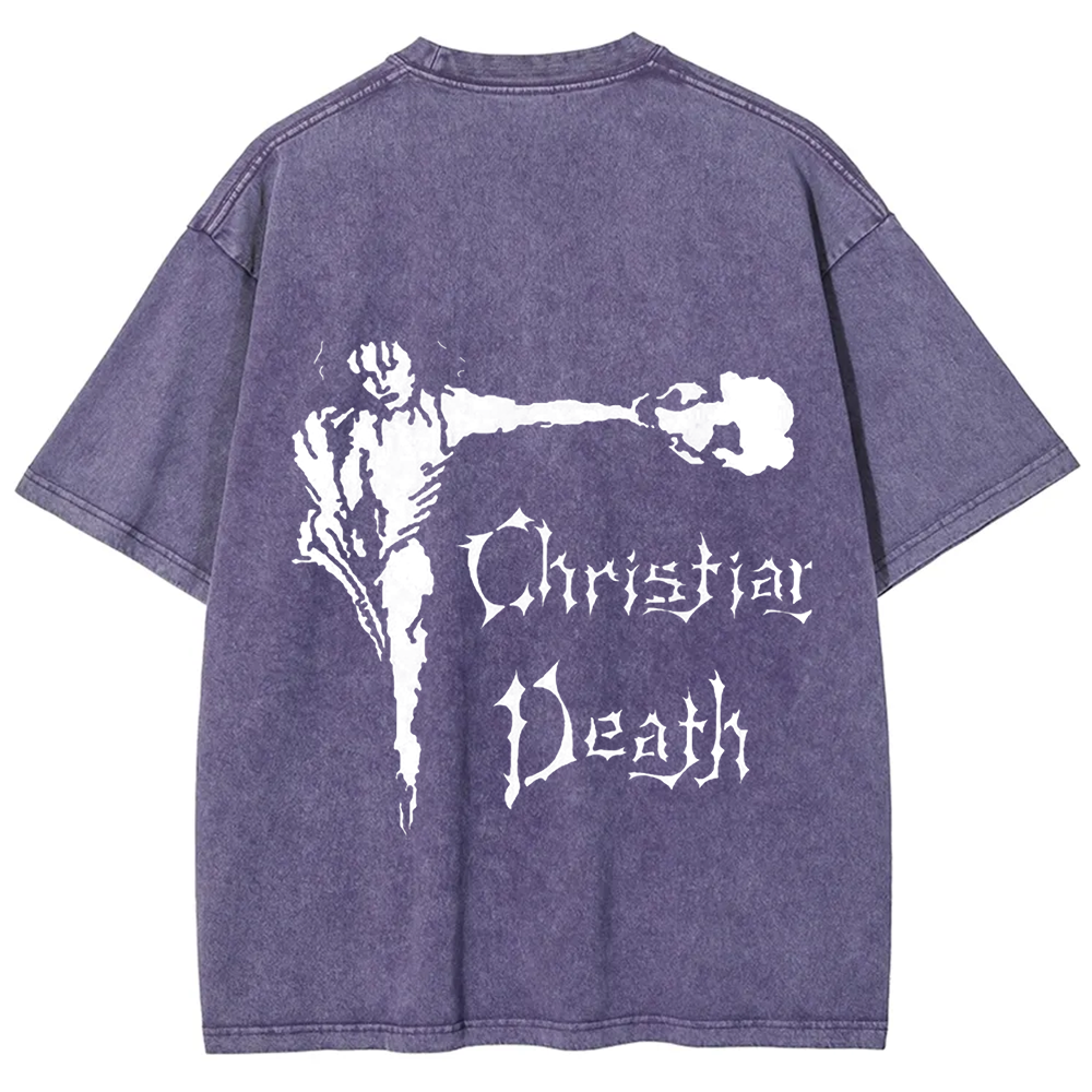 Unisex Vintage Christian Death Rock Band t-Shirt
