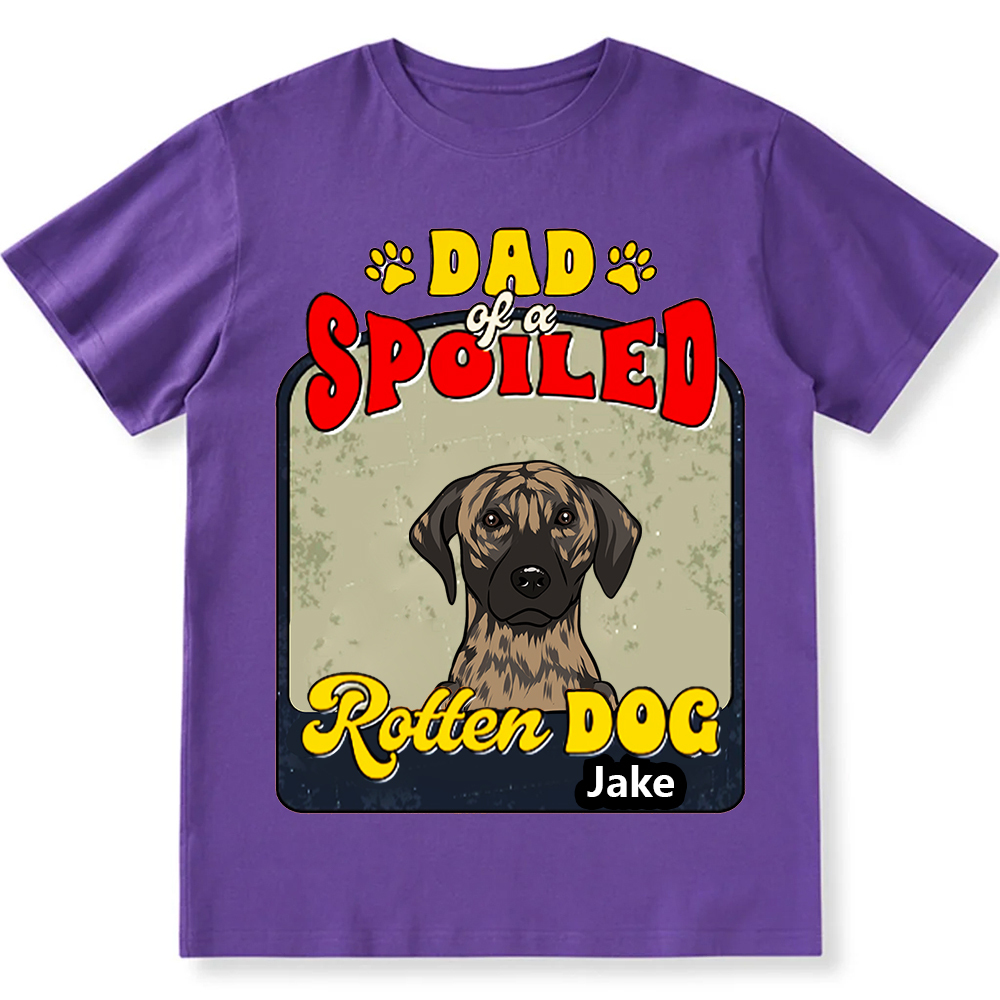 Spoiled Rotten Dog Named - Personalized Custom Unisex T-shirt