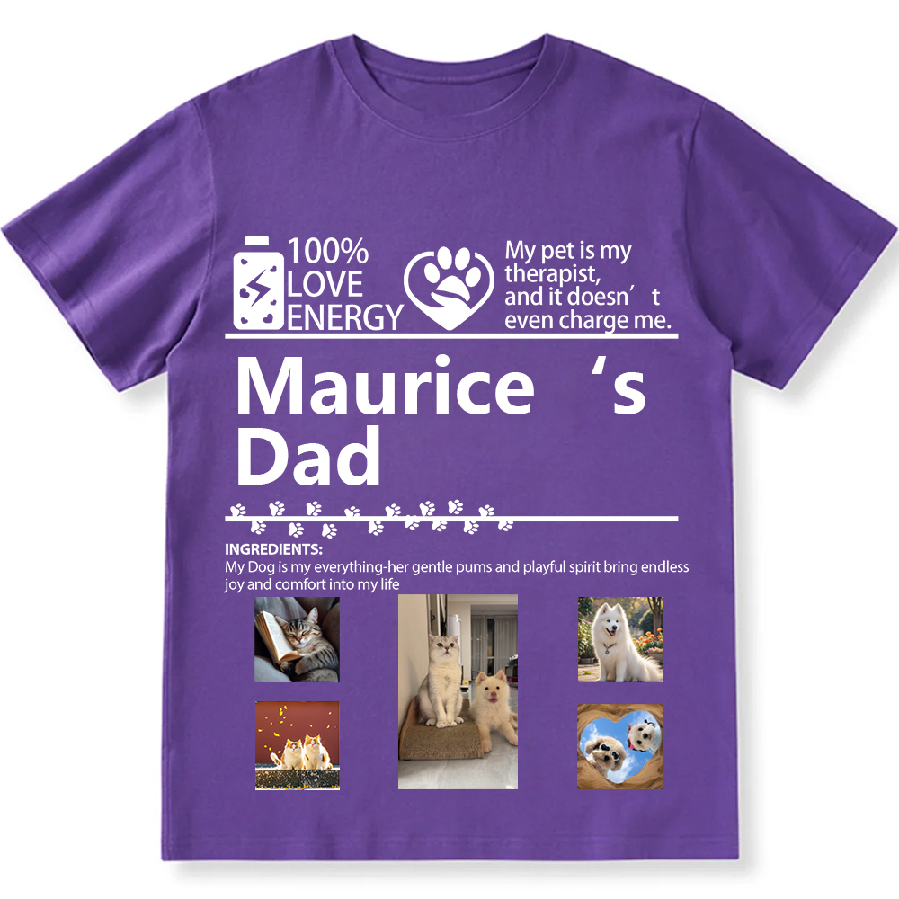 Pets Photos Creative Customized - Personalized Custom Unisex T-shirt