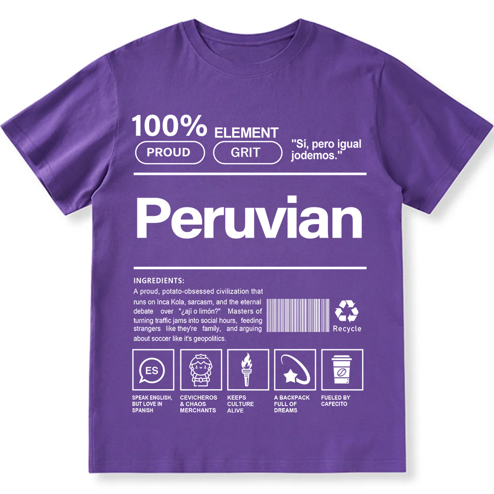 Peruvian Unisex Fit  Cotton T-Shirt wearishow