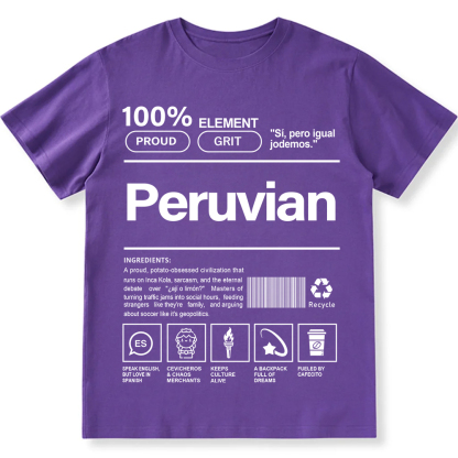 Peruvian Unisex Fit  Cotton T-Shirt wearishow
