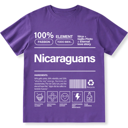 Nicaraguans Unisex Fit  Cotton T-Shirt wearishow
