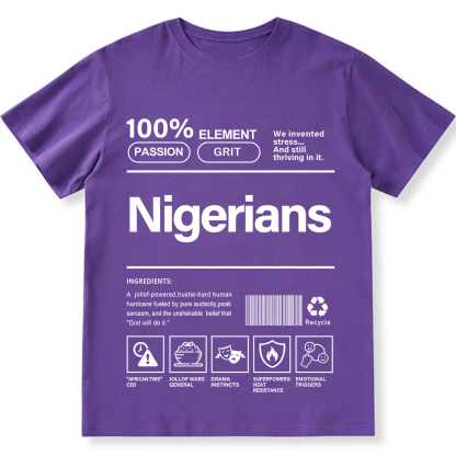 Nigerians Unisex Fit  Cotton T-Shirt wearishow