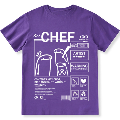 Chef Unisex Fit Washed T-Shirt wearishow