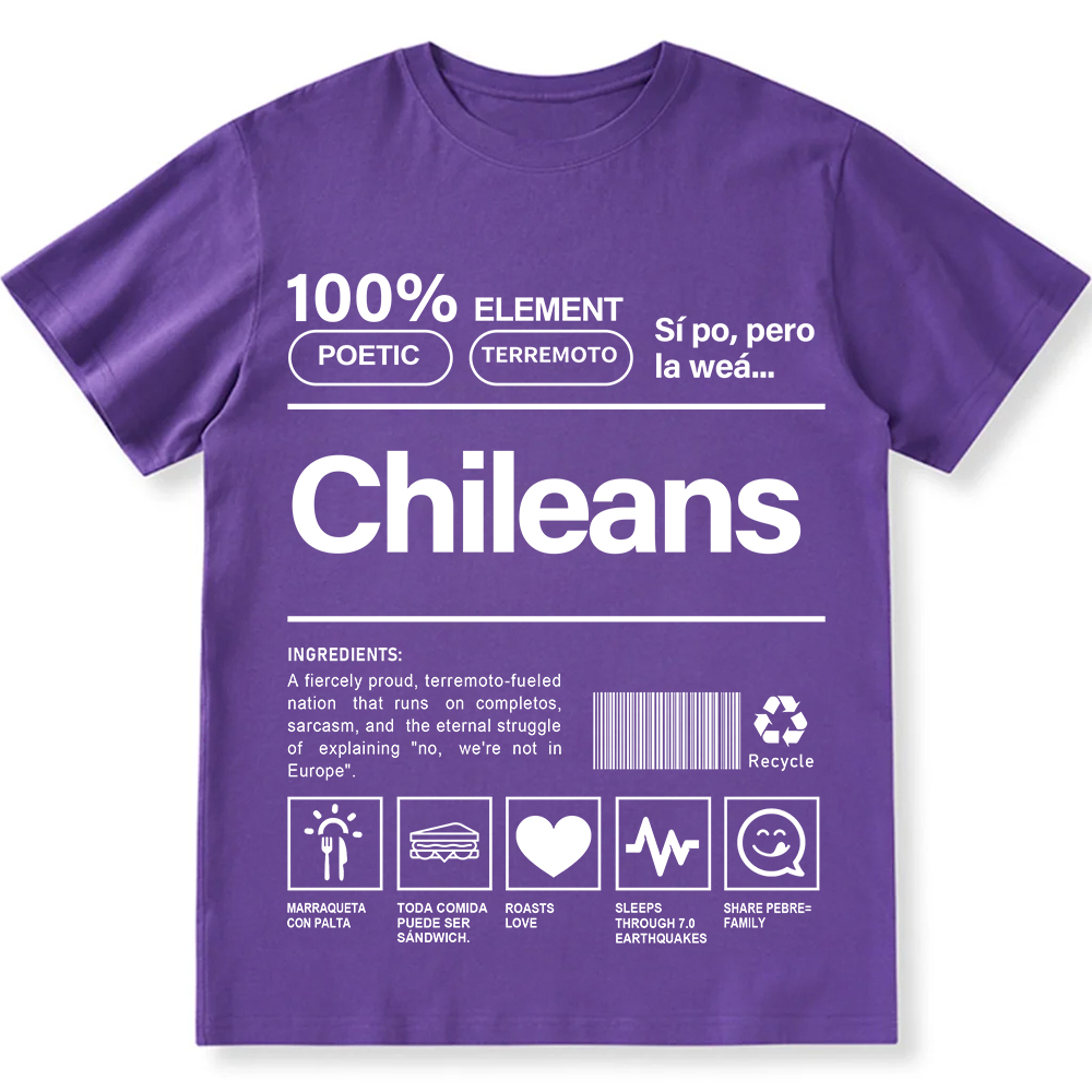 Chileans Unisex Fit  Cotton T-Shirt wearishow