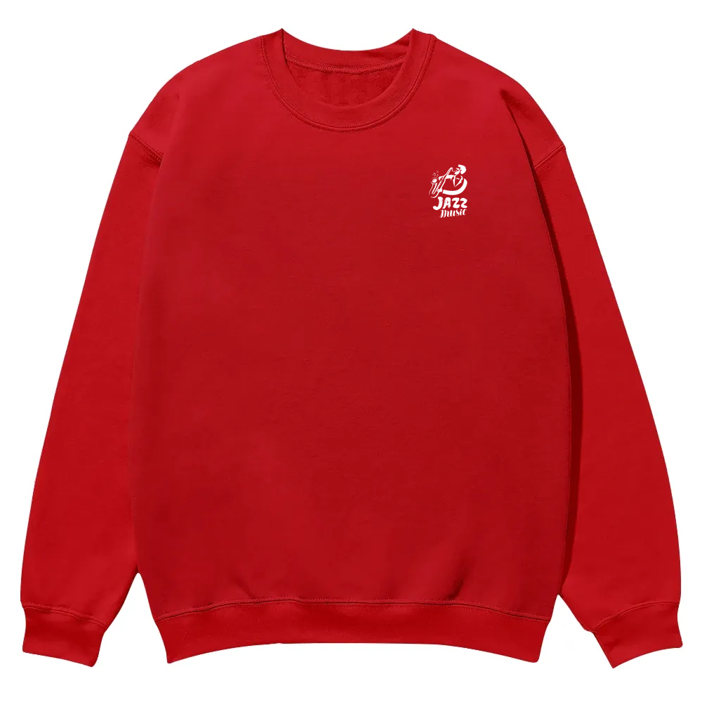 Saxophonist Unisex  Casual Crewneck Sweatshirt wearishow