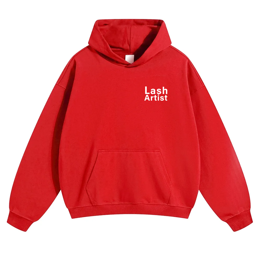 Lash Artist Unisex Solid Color Hoodie wearishow