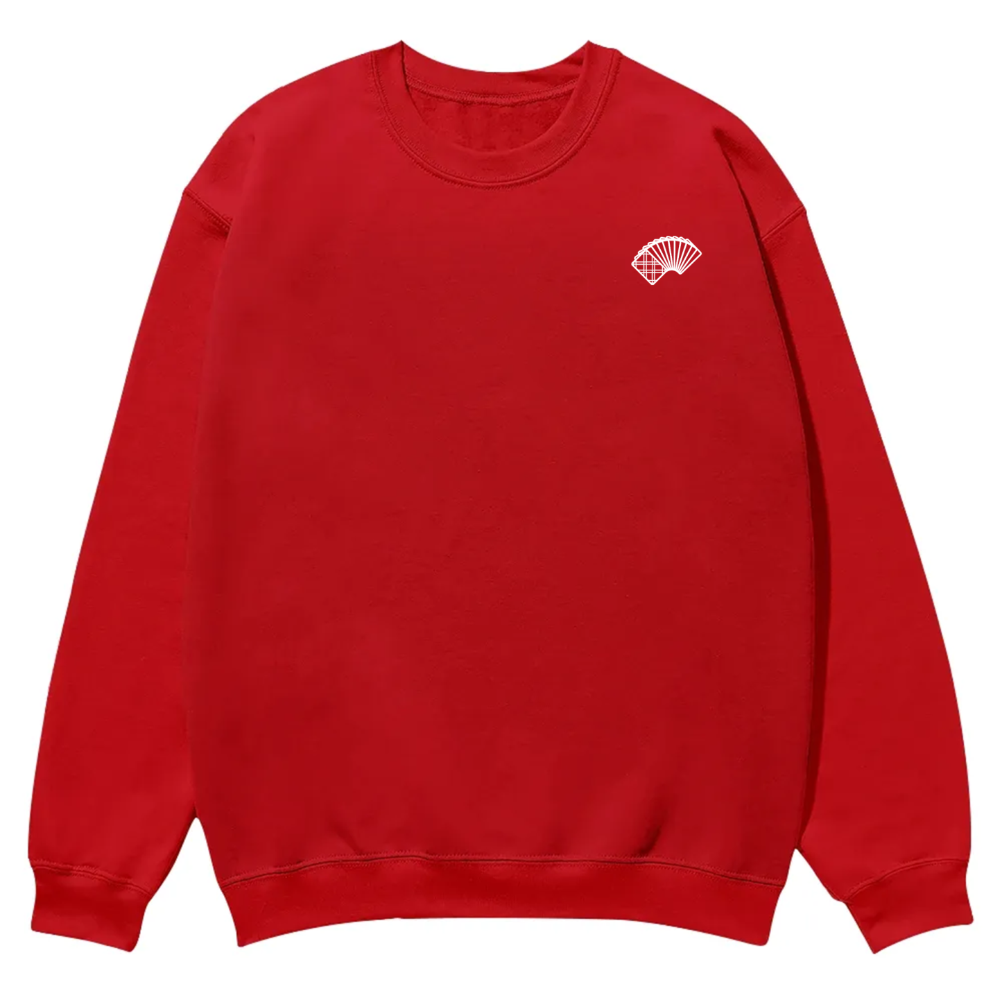 Poker Player Unisex Casual Crewneck Sweatshirt