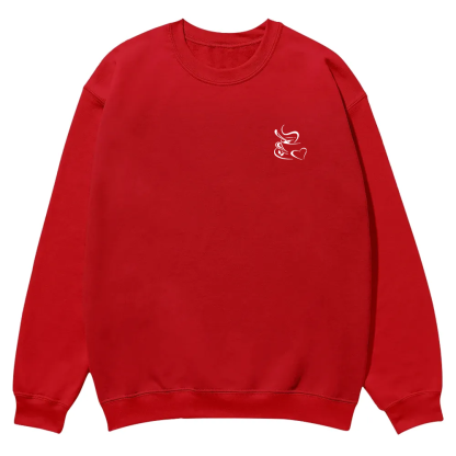 Barista Casual Crewneck Sweatshirt wearishow