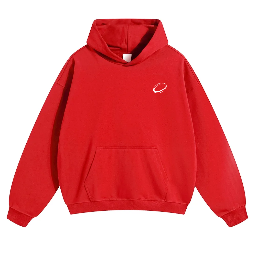 Rugby Player Unisex Solid Color Hoodie wearishow