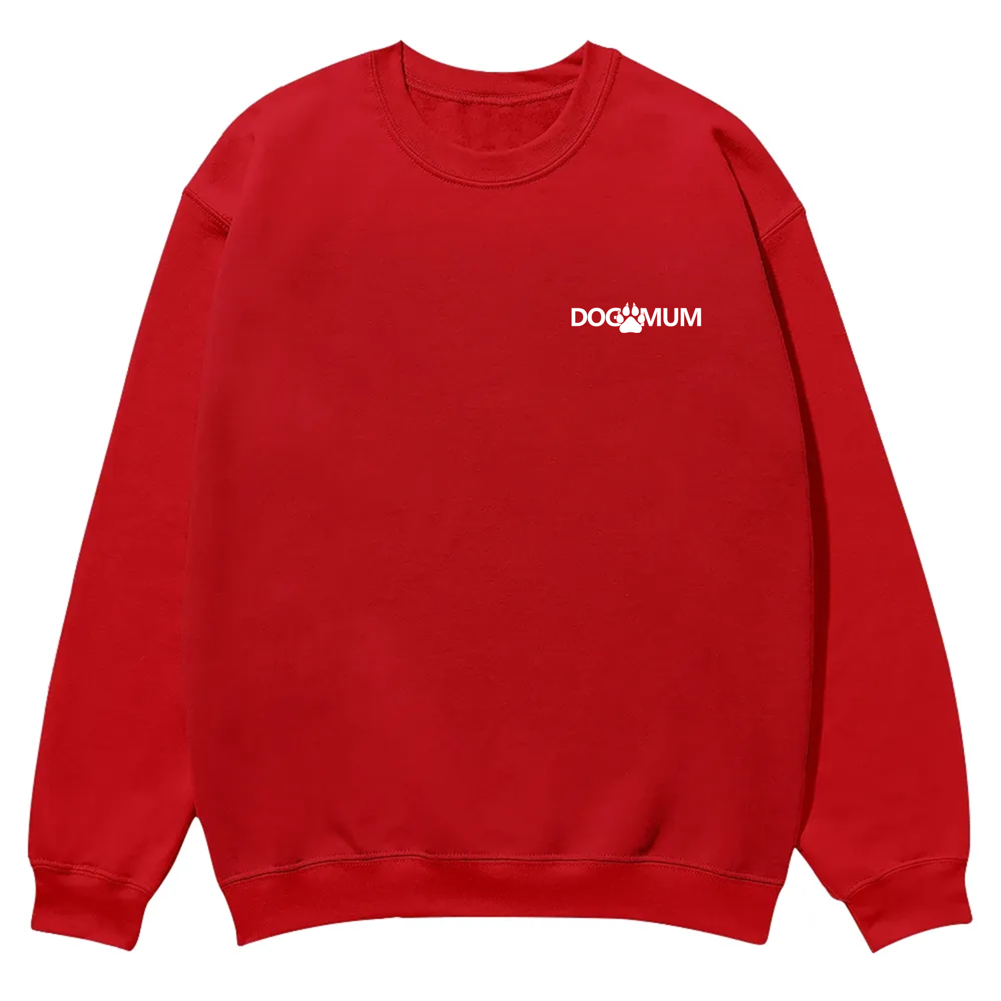 Dog Mum  Addcustom QR Code Name Unisex Casual Crewneck Sweatshirt