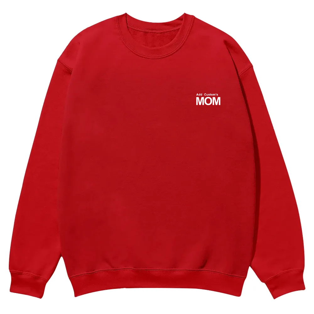 MOM Custom Casual Crewneck Sweatshirt wearishow