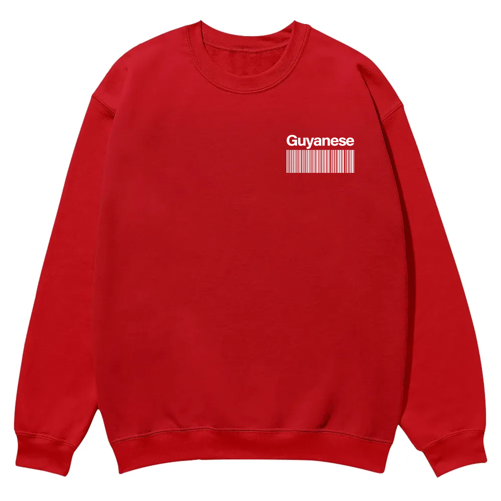 Guyanese Unisex Fit  Casual Crewneck Sweatshirt wearishow