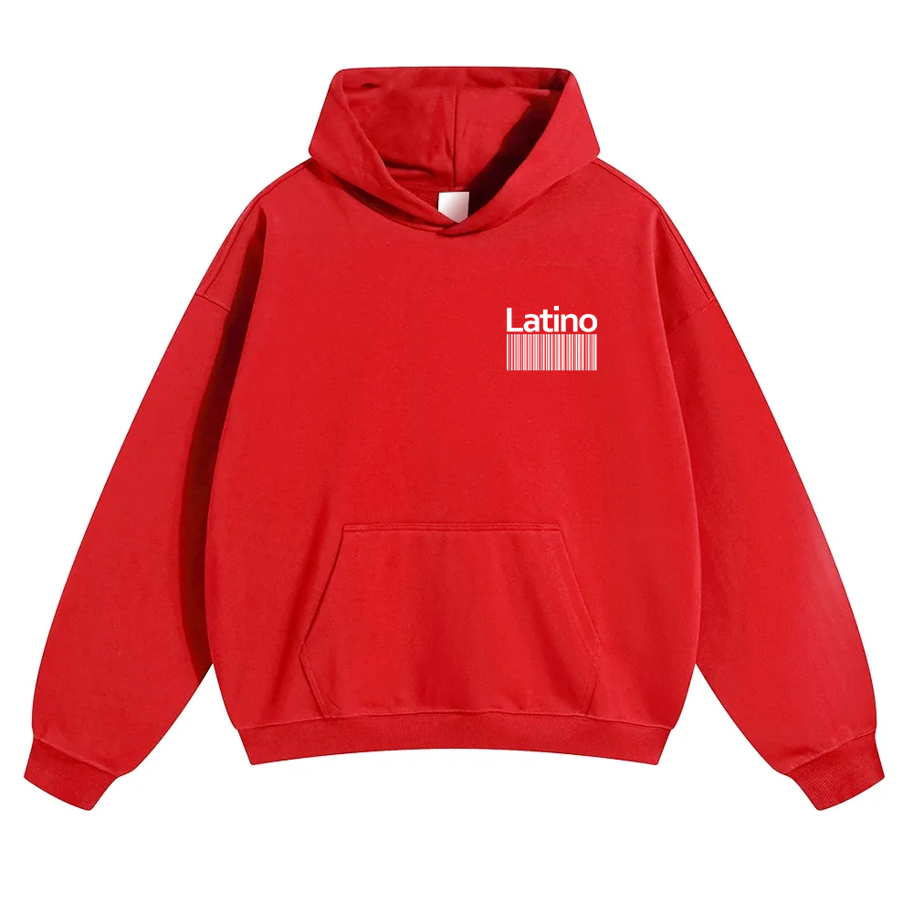 Latino Unisex Fit Color Hoodie wearishow