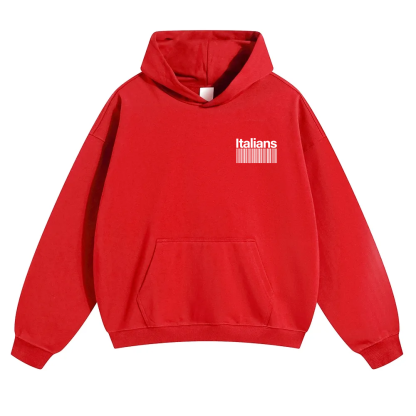 Italians Unisex Fit Color Hoodie wearishow