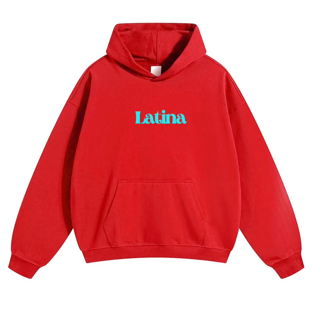 Latina Unisex Fit Color Hoodie wearishow