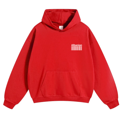 Albanian Unisex Fit Color Hoodie wearishow
