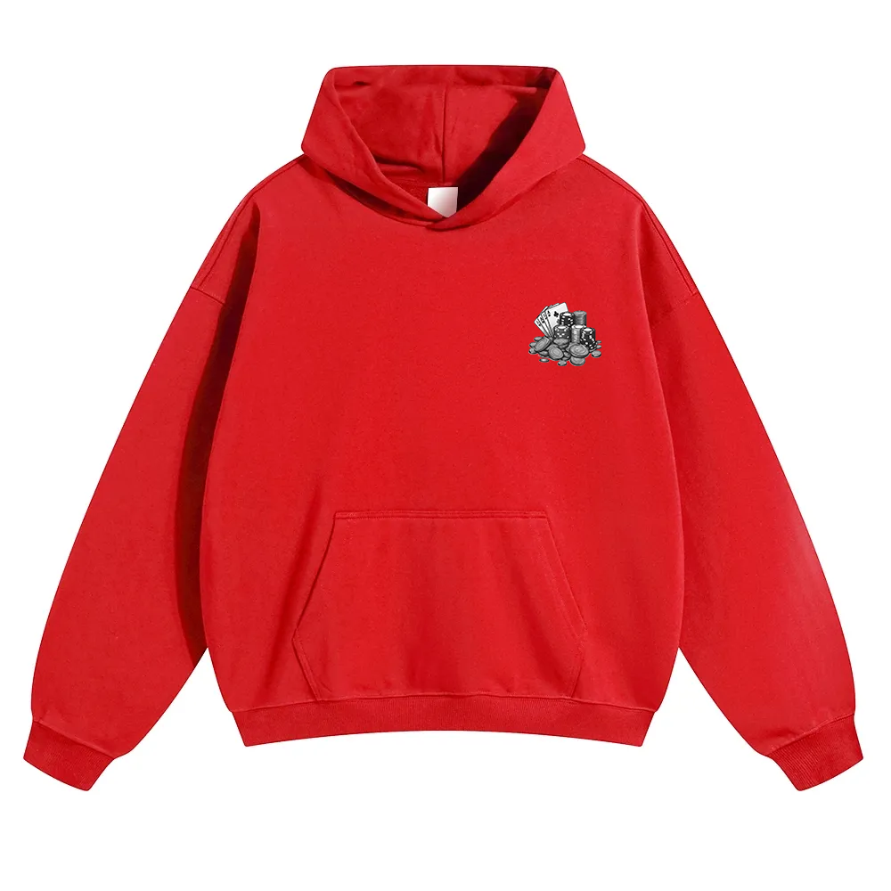 Professional Gambler Unisex Solid Color Hoodie wearishow