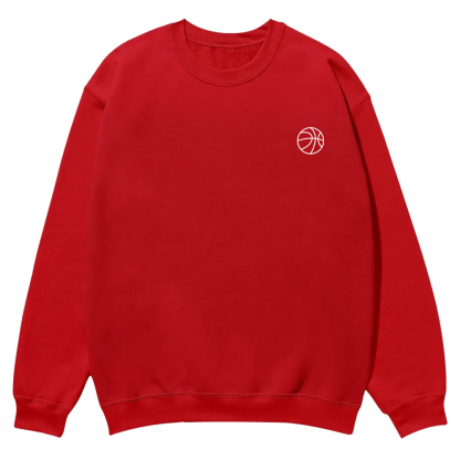 Basketball Player Casual Crewneck Sweatshirt wearishow