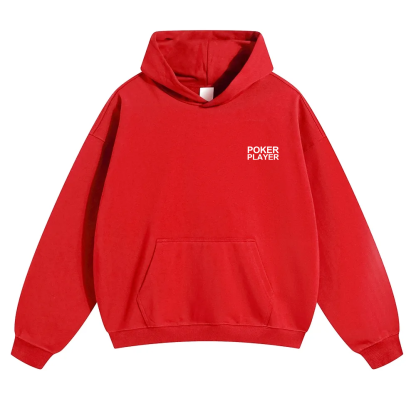 Poker Player Unisex Solid Color Hoodie wearishow
