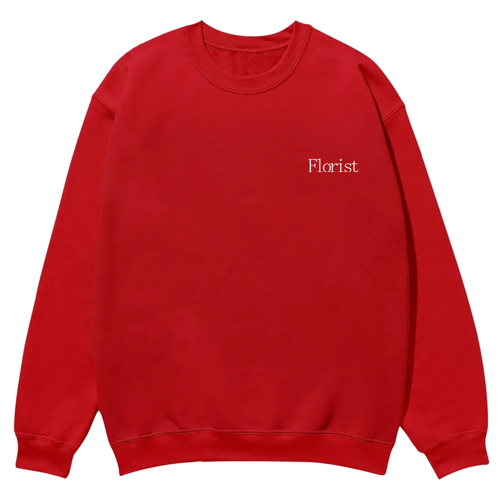 Florist Casual Crewneck Sweatshirt wearishow