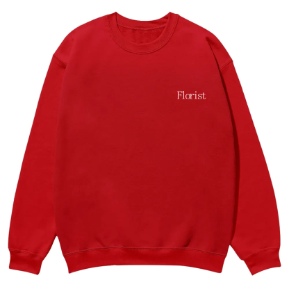 Florist Casual Crewneck Sweatshirt wearishow