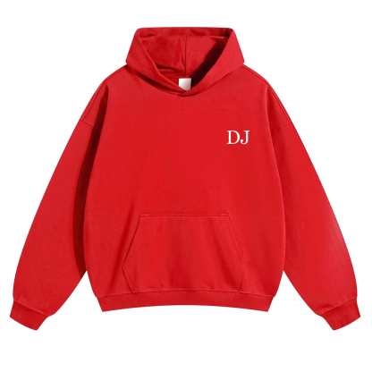 DJ Unisex Solid Color Hoodie wearishow