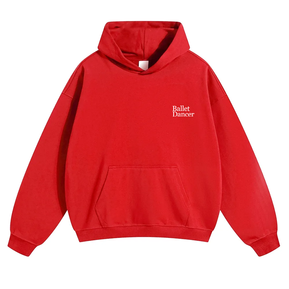 Ballet Dancer Unisex Solid Color Hoodie wearishow