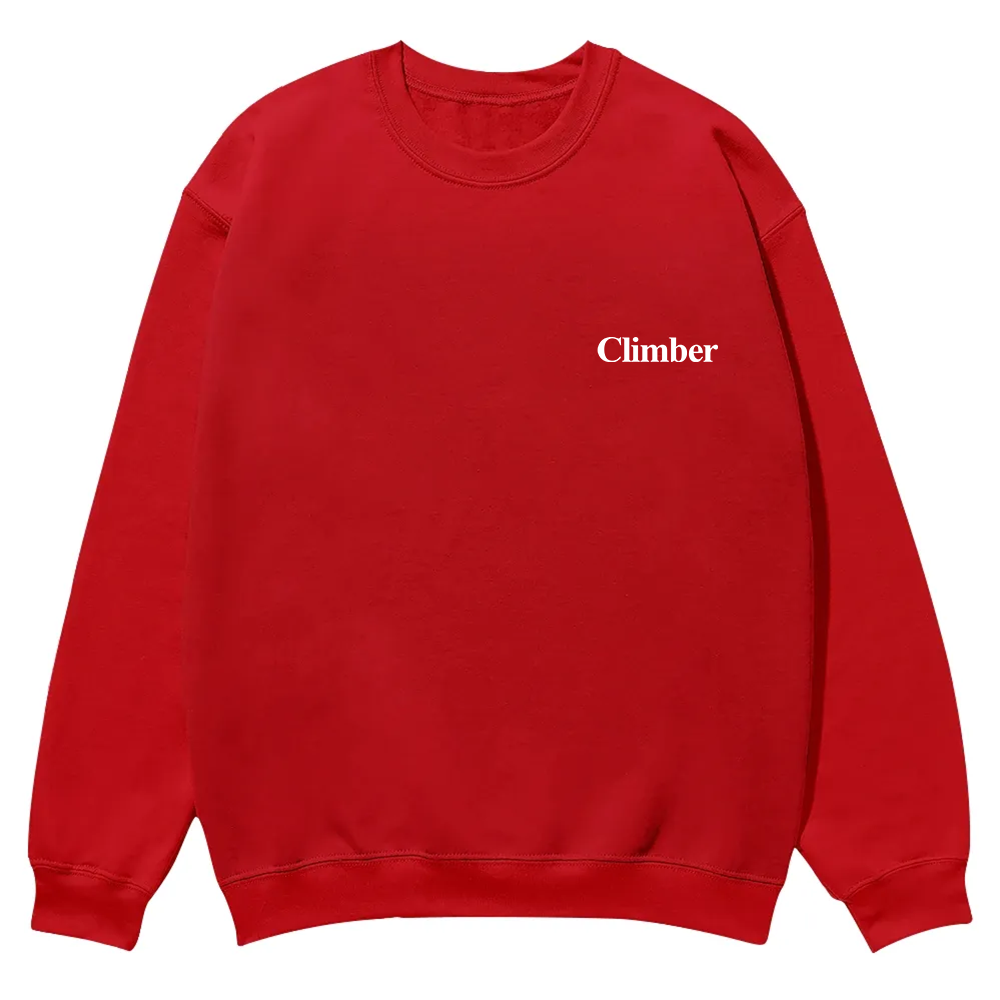 Climber Casual Crewneck Sweatshirt wearishow