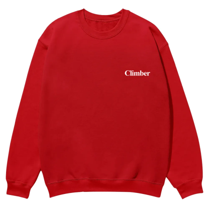 Climber Casual Crewneck Sweatshirt wearishow