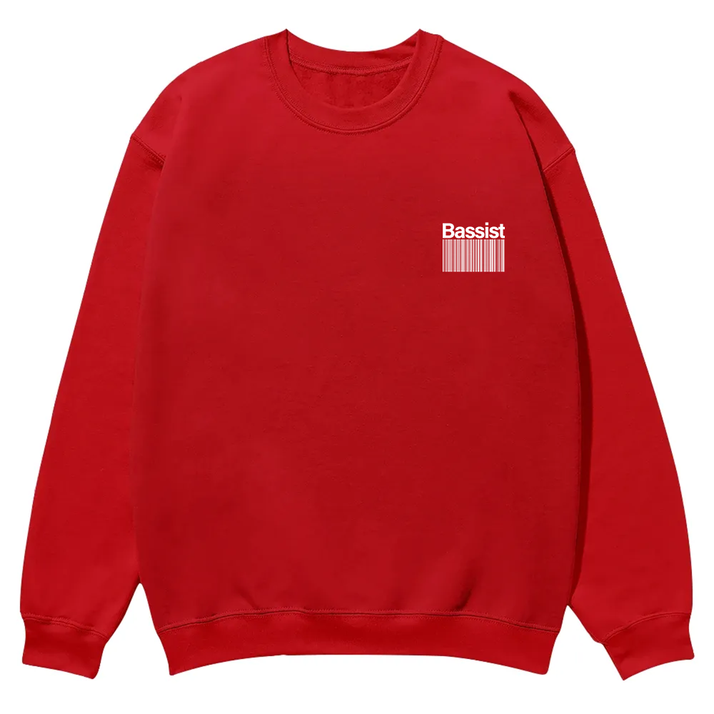 Bassist Casual Crewneck Sweatshirt wearishow