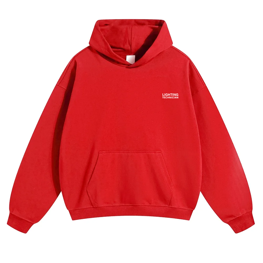 Lighting Technician Unisex Solid Color Hoodie wearishow