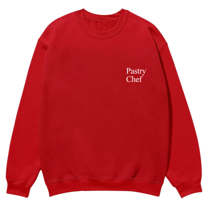 Pastry Chef Casual Crewneck Sweatshirt wearishow