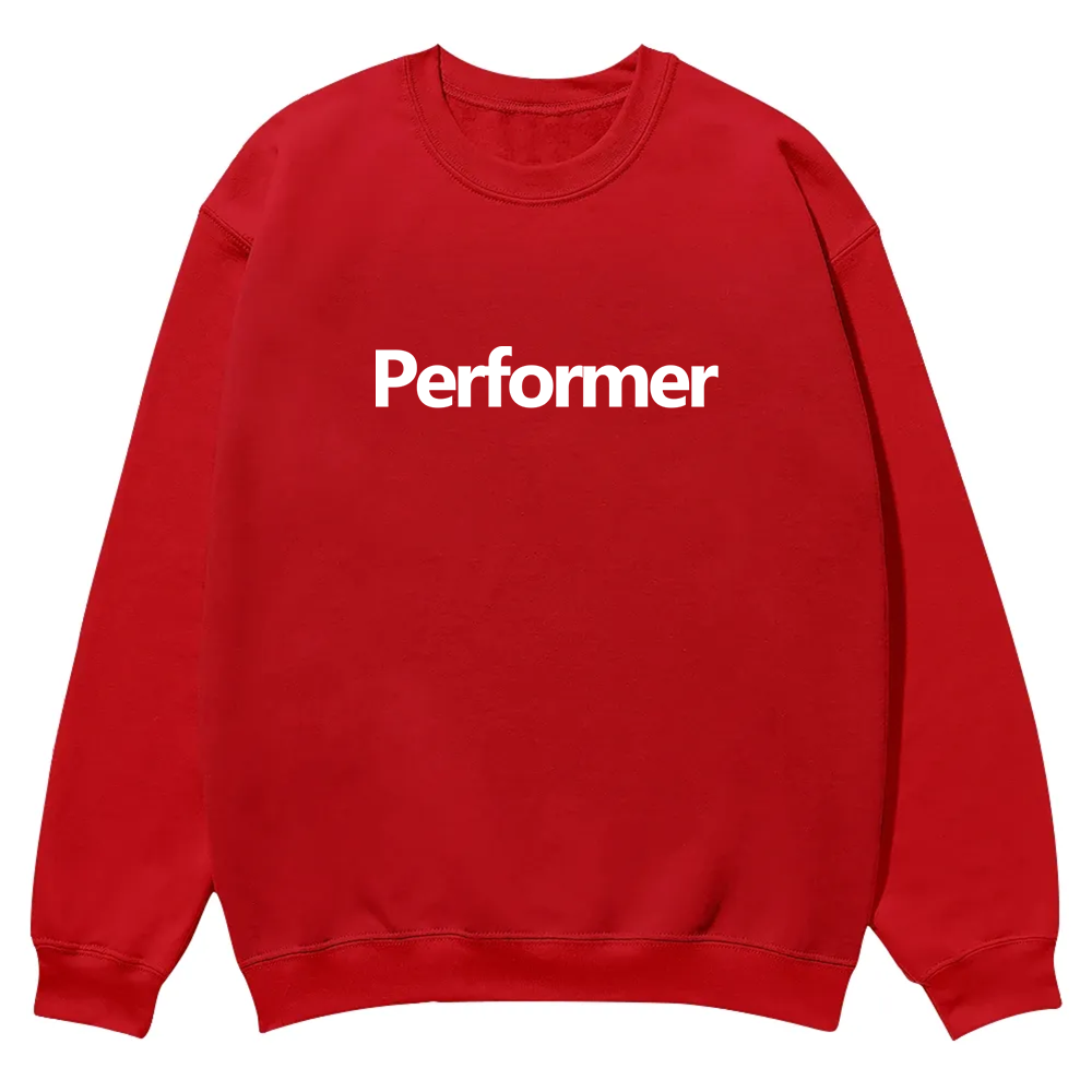 Performer Casual Crewneck Sweatshirt wearishow