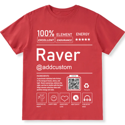 Ravel QR Code Personalized Custom Unisex Fit T-Shirt wearishow