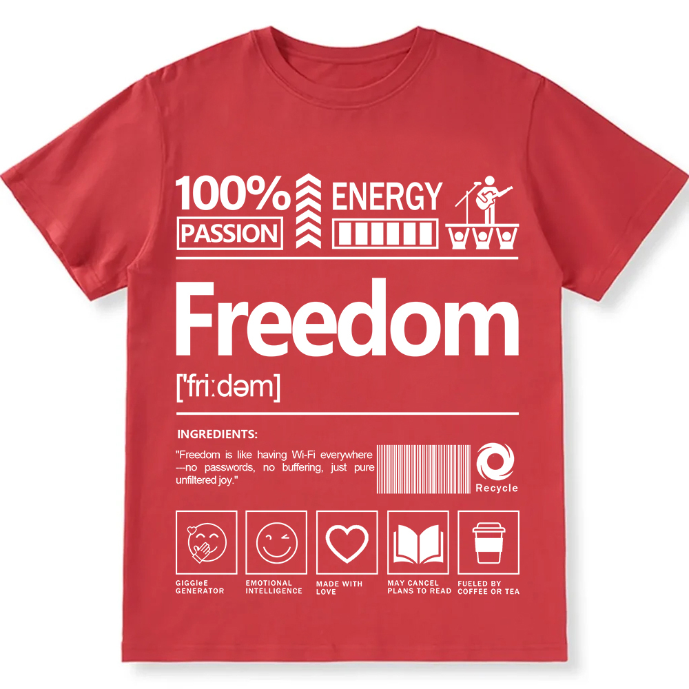 Freedom Unisex Fit T-Shirt wearishow