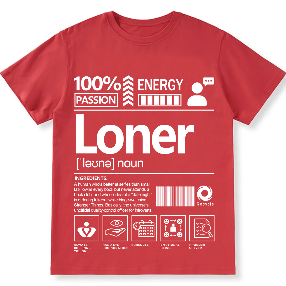Loner Unisex Fit T-Shirt wearishow
