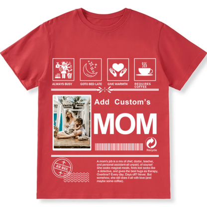 MOM Custom Unisex Fit Cotton T-Shirt wearishow