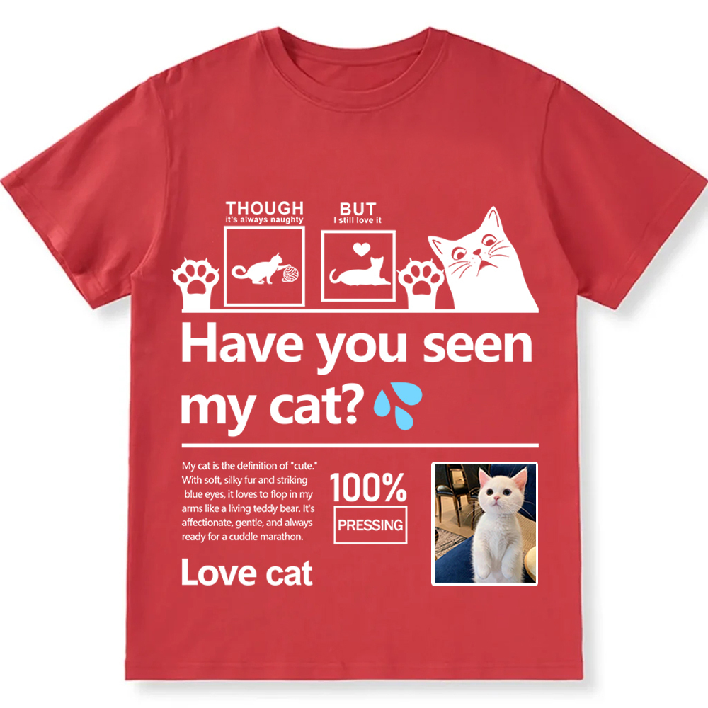 Cat Trick Customized Unisex Fit Cotton T-Shirt wearishow