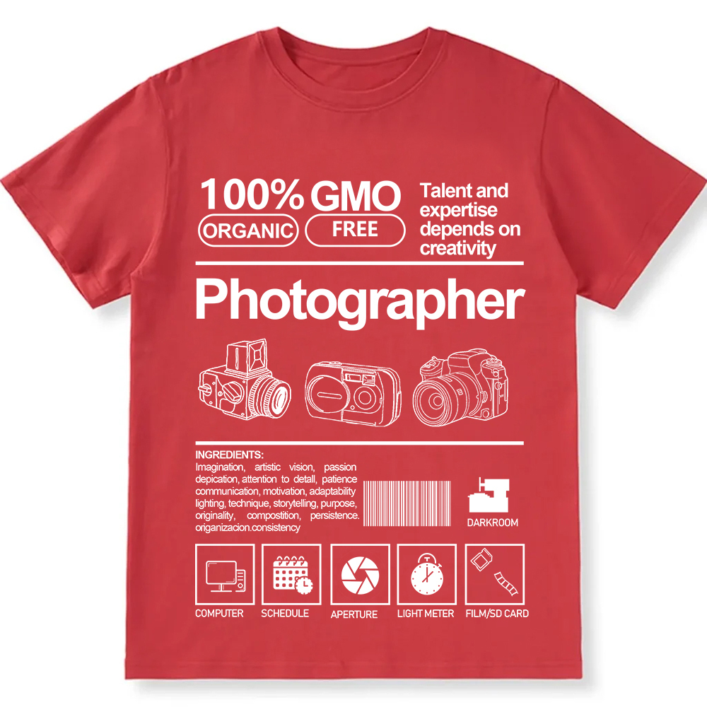 Photographer Unisex Fit Cotton T-Shirt wearishow