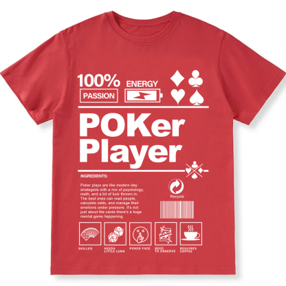 Poker Player Unisex Fit Cotton T-Shirt wearishow